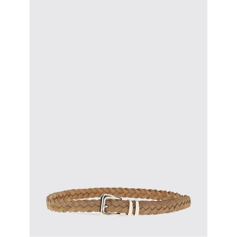 Brunello Cucinelli Men Braided Suede Calfskin Belt Brunello Cucinelli
